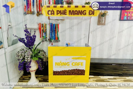 Quầy kinh doanh cafe gấp gọn mô hình KD hiệu quả và lâu dài