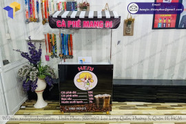 Kinh doanh 1 vốn 4 lời từ tủ xếp bán cà phê mang đi