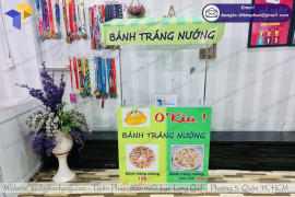 Tiêu chí chọn xe bán bánh tráng nướng đẹp rẻ hiện nay