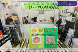 Thiết kế decal ấn tượng thu hút cho xe bán bánh tráng nướng