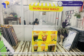 Xe bán nước giải khát mang đi Thiên Phúc đồng hành mọi lúc