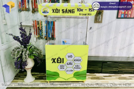 Làm sao để xây dựng thương hiệu khi mở xe bán xôi vỉa hè?