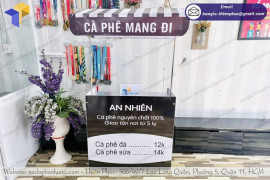 Kinh doanh xe xếp bán cà phê dạo thu hồi vốn chỉ trong 1 tháng