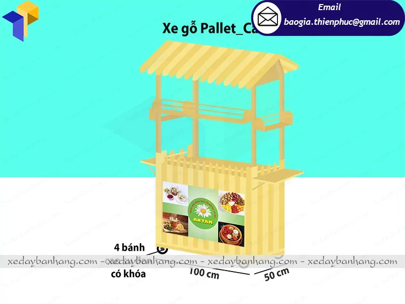 đóng xe gỗ bán nước