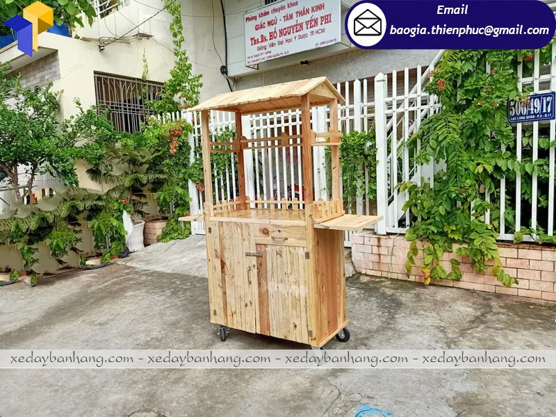  xe gỗ bán nước