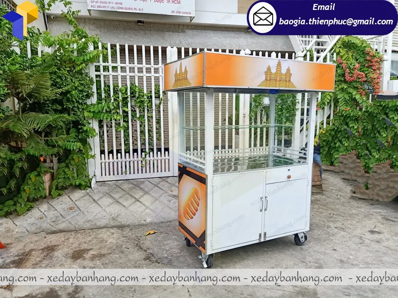 thiết kế xe bán bánh mì
