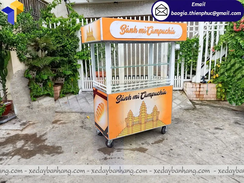 xe bánh mì đẹp