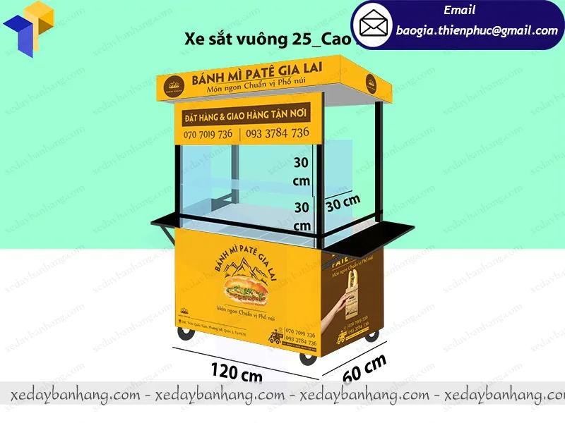 xe bán bánh mì
