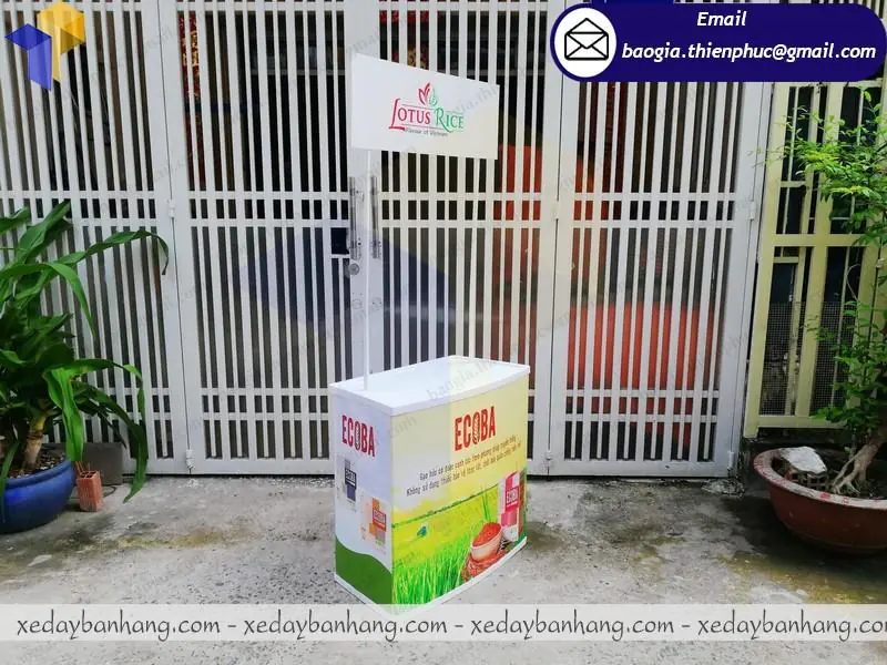 booth nhựa lắp ráp giá rẻ
