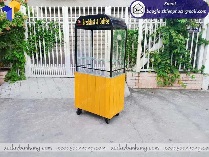 tủ bán đồ ăn sáng cafe