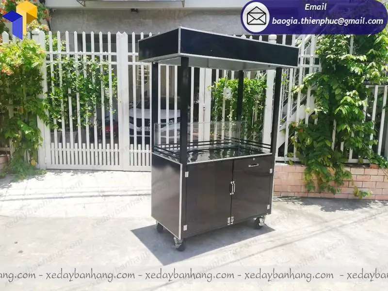 tủ sắt bán cafe