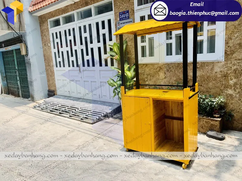 thiết kế xe bán cafe