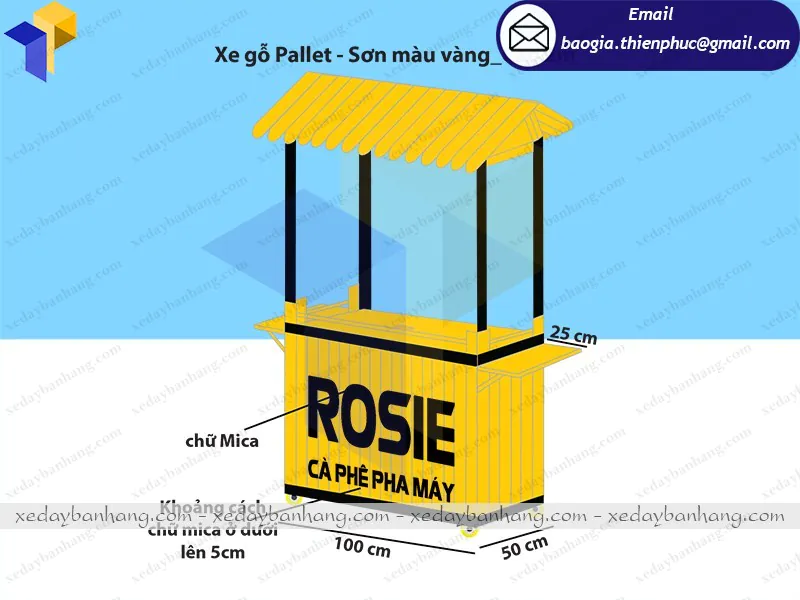 xe bán cafe dạo