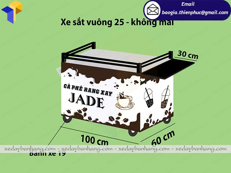 quầy cafe rang xay