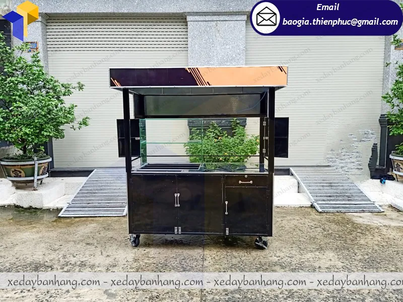 đóng tủ bán nước ép