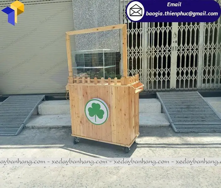  xe gỗ bán trà sữa giá bao nhiêu