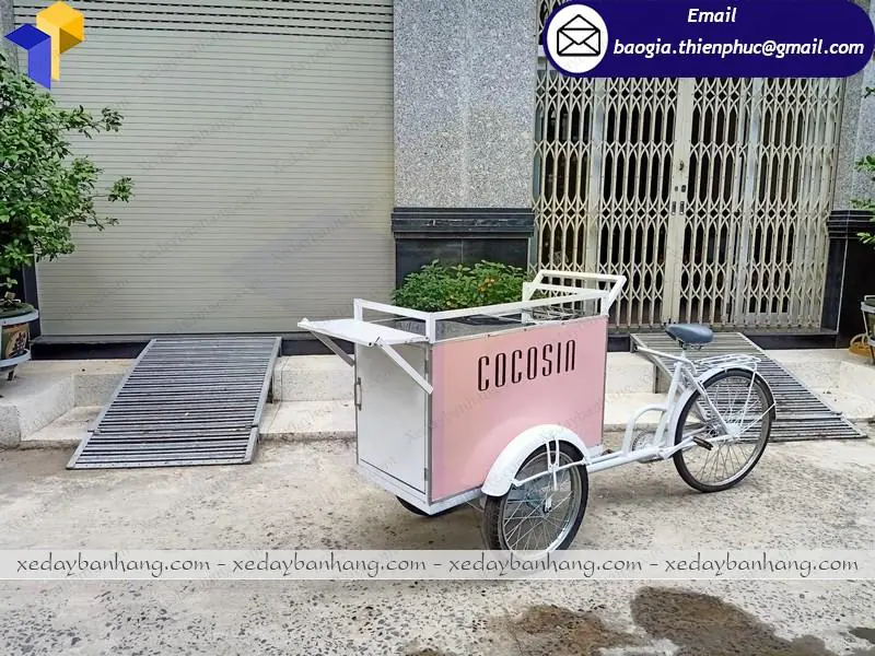 xe đạp bán hàng rong