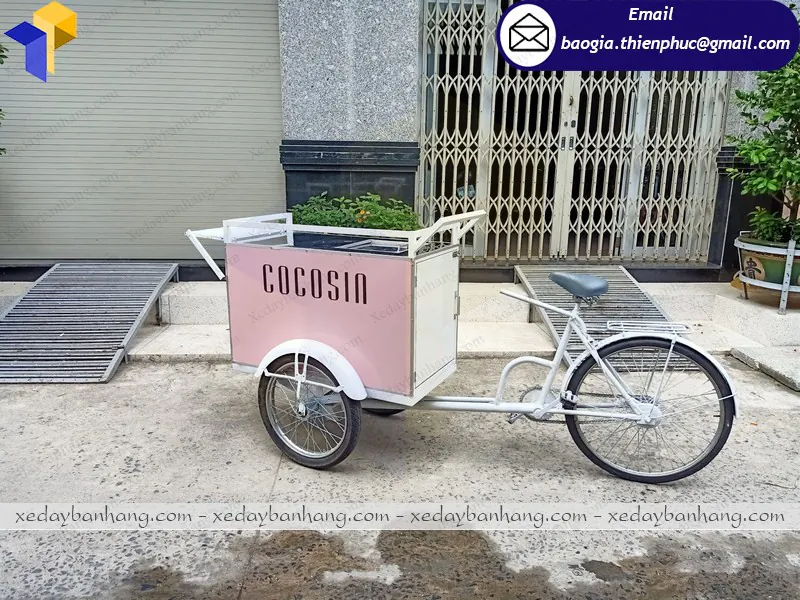 xe đạp bán hàng lưu động