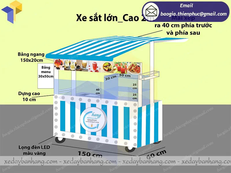 xe bán sinh tố giá rẻ