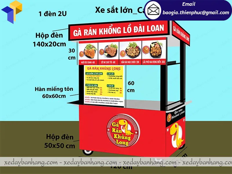 xe gà rán
