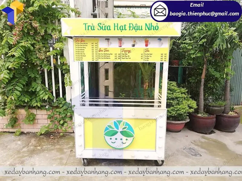 tủ bán trà sữa đẹp