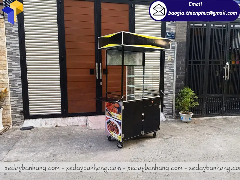 mẫu tủ bán thức ăn