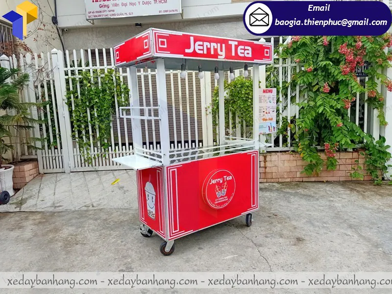 tủ bán trà sữa đẹp hcm