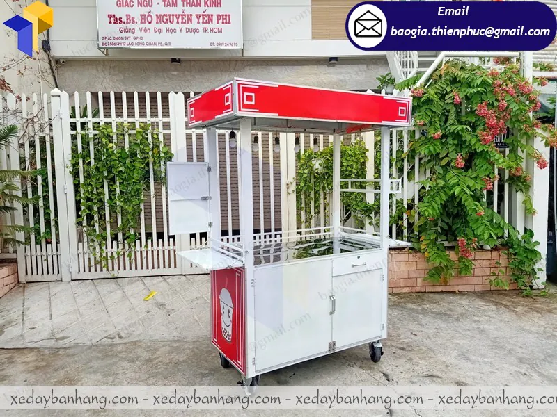 xe đẩy bán trà sữa mua ở đâu