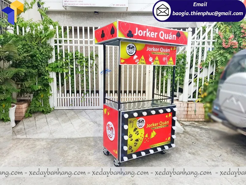 quầy bán trà sữa