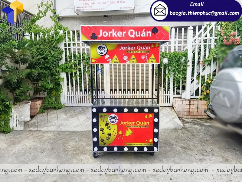 xe bán trà sữa đẹp