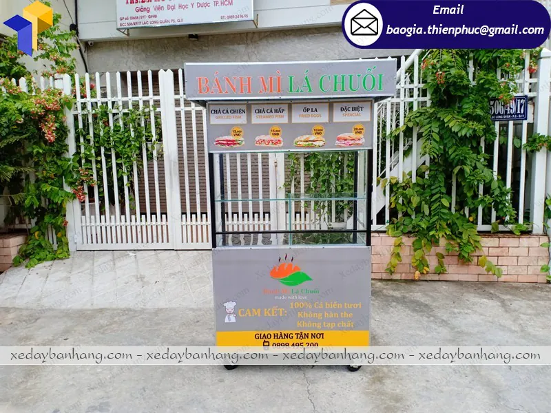 quầy bán bánh mì