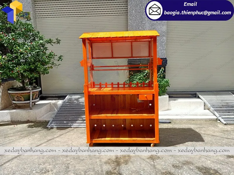 đóng quầy gỗ thức ăn nhanh