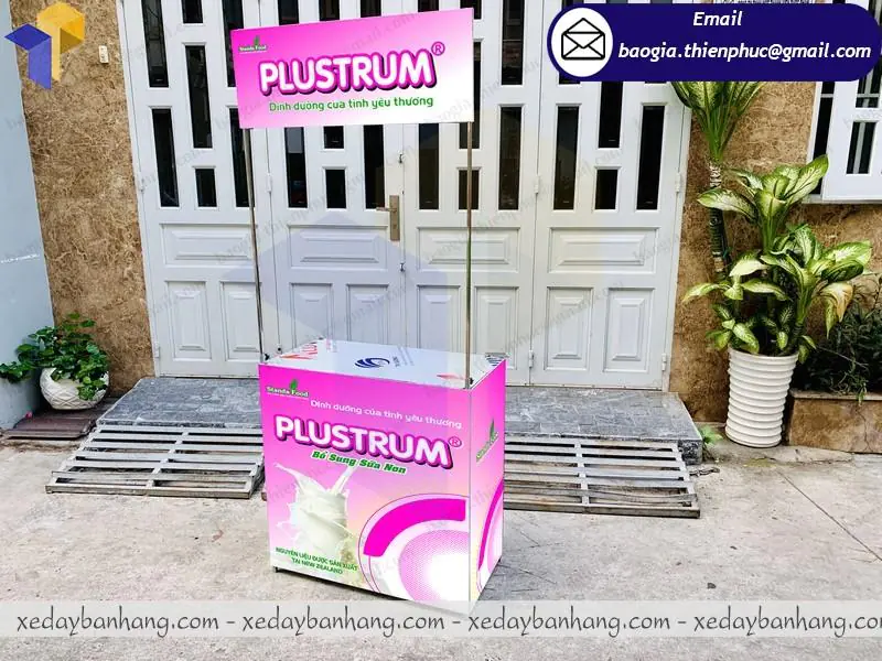 booth sắt sampling di động giá rẻ
