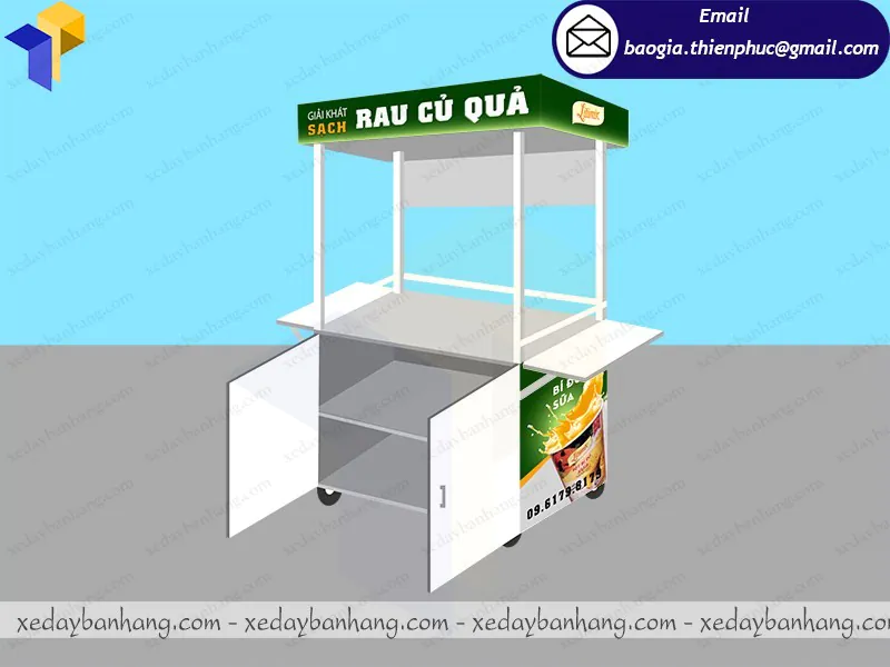 đóng xe bán nước ép