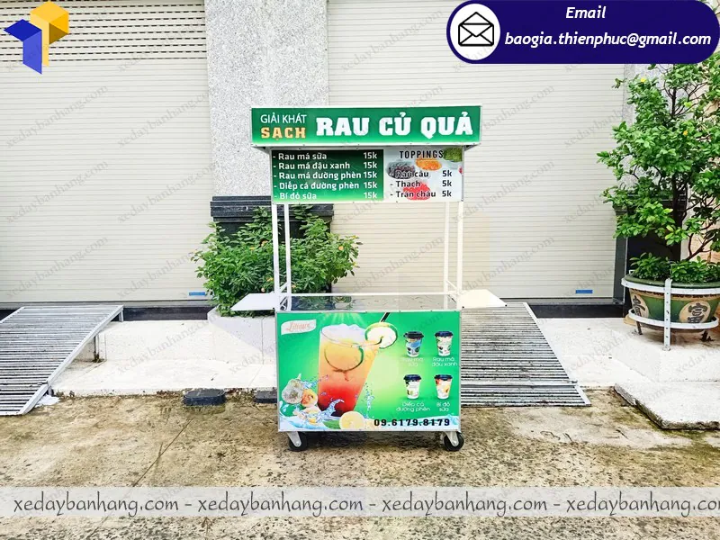 quầy bán nước ép