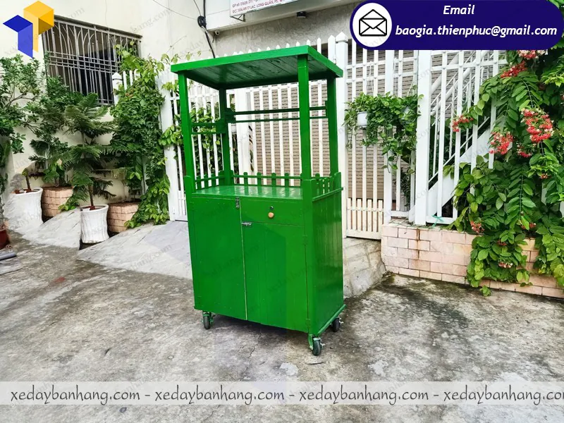 báo giá xe gỗ bán trà sữa