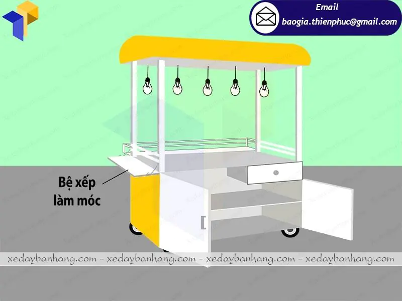 xe bán nước ép soda