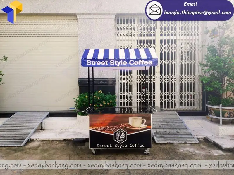 xe bán cà phê sinh tố