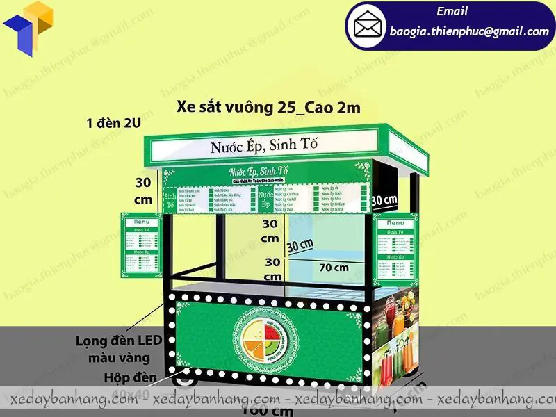thiết kế xe sắt bán sinh tố