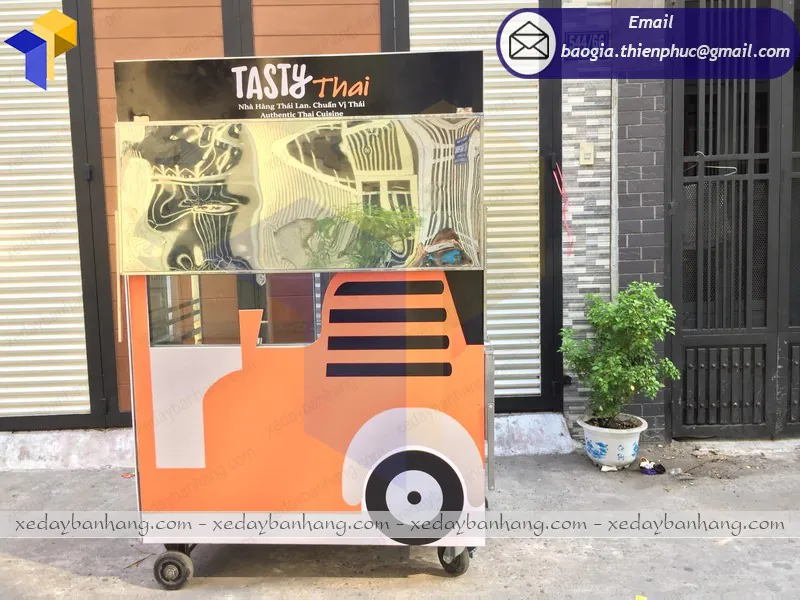 thiết kế xe bán xiên que