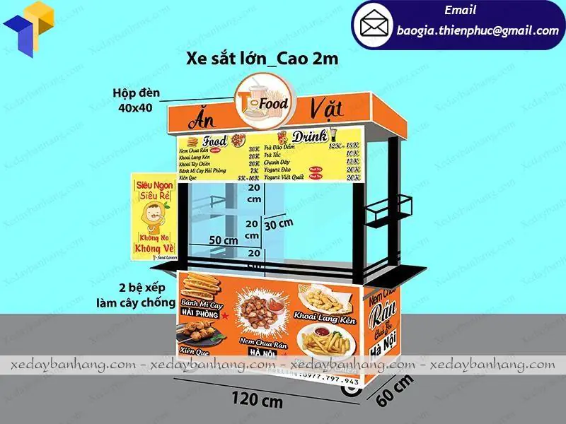 các loại xe bán thức ăn nhanh