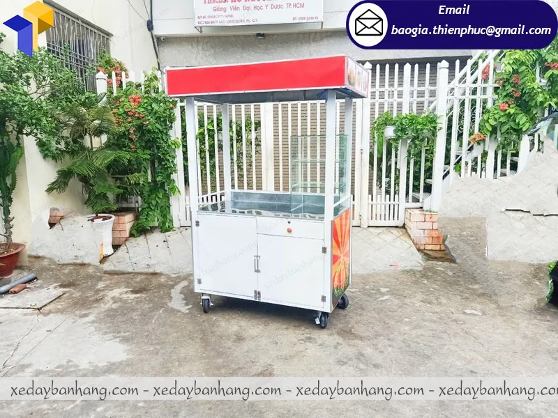 quầy bán gà rán