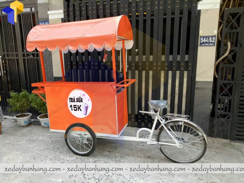 xe đạp 3 bánh bán trà sữa