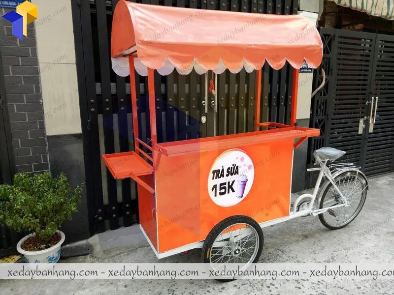 xe đạp bán trà sữa hcm