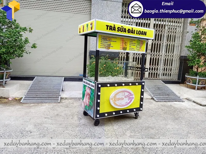 xe bán trà sữa hcm