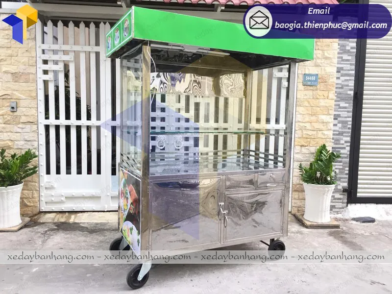 xe cơm inox