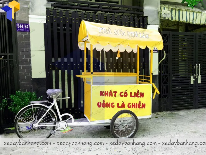 xe đạp bán hàng lưu động