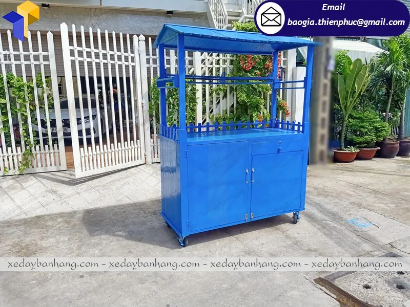 quầy gỗ bán trà sữa đẹp