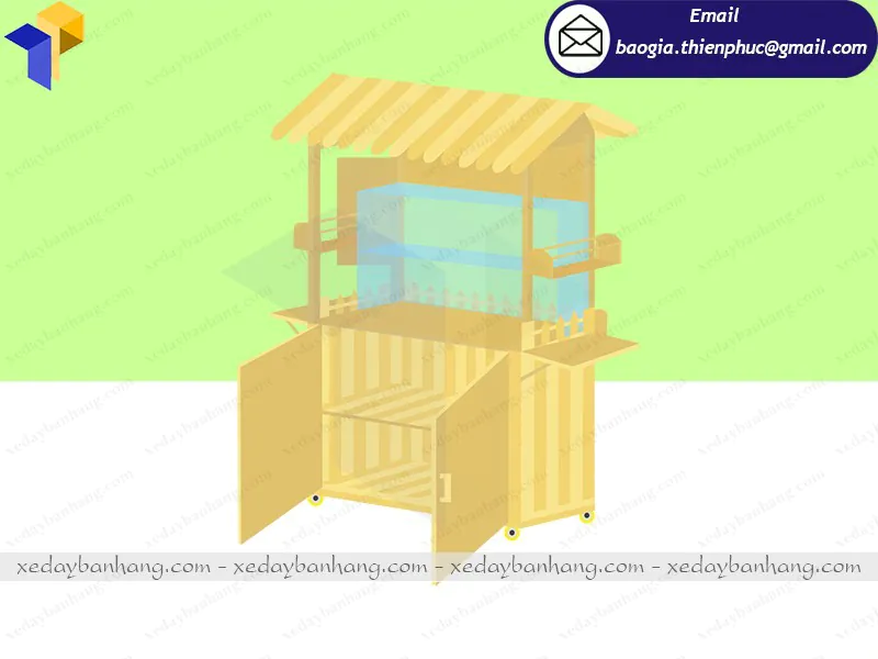 mua tủ gỗ bán nước ép