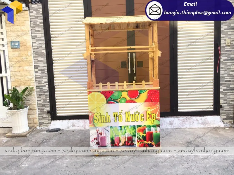 mua xe gỗ bán sinh tố
